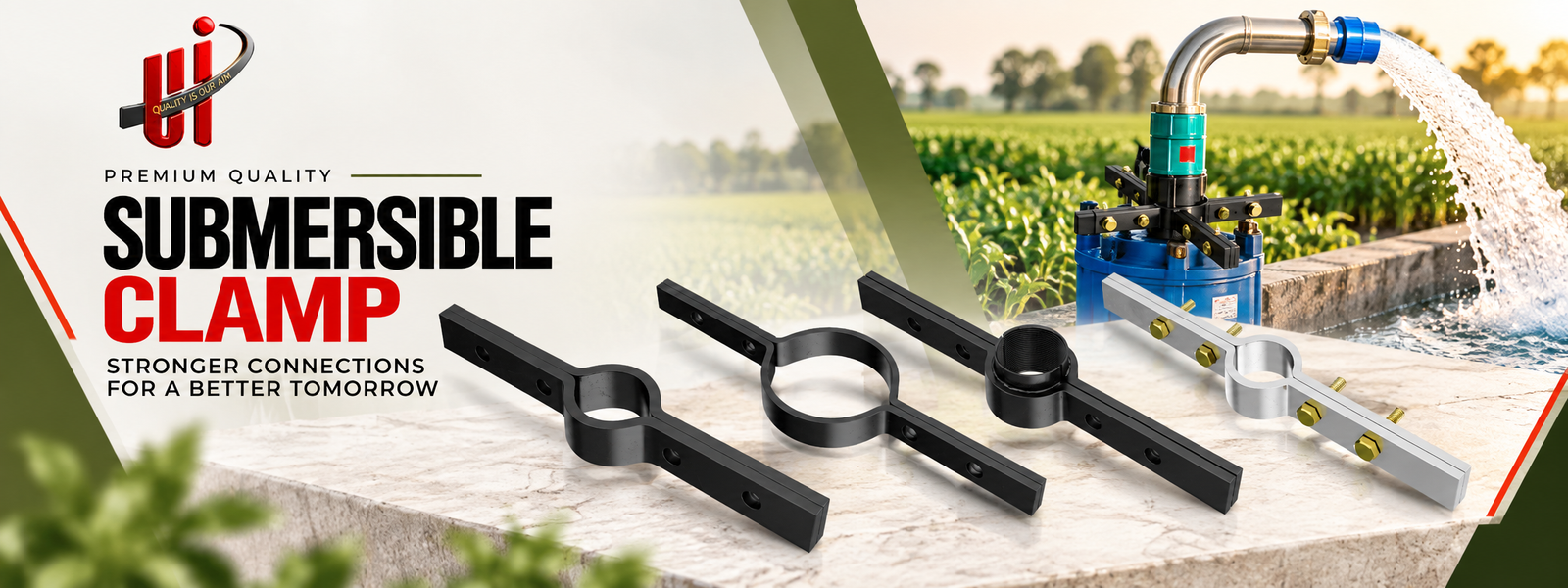 Submersible Clamp | Pata Clamp & Riser Clamp for Pumps | UI Clamp